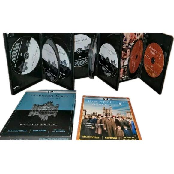 Downton Abbey DVD Lot Seasons 1-5 Complete Set Series PBS Region: 1 BBC - Picture 1 of 9